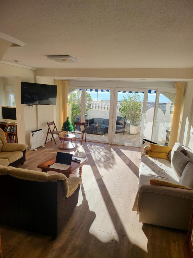 Casa Primera Linea Playa Tamarit Santa Pola Dış mekan fotoğraf